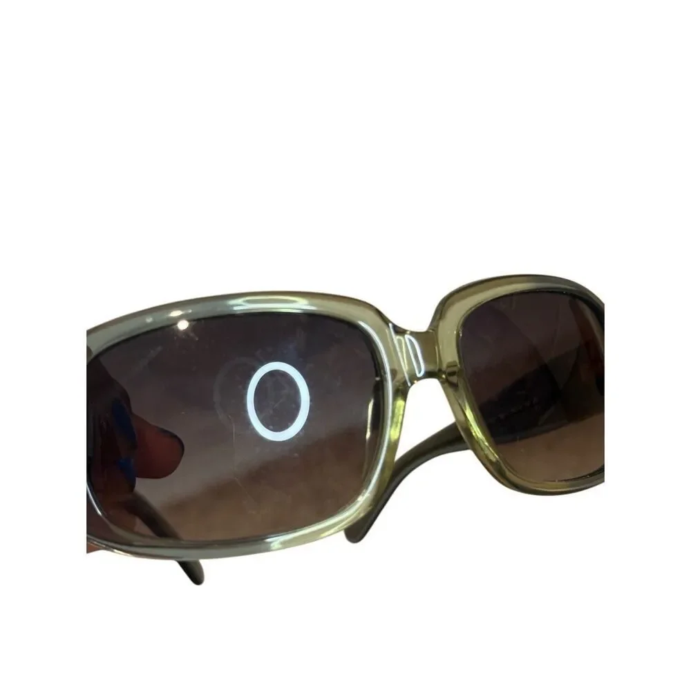 Tory Burch Women's Gray Gradient Lens Olive Frame TY 7018 Sunglasses With Case